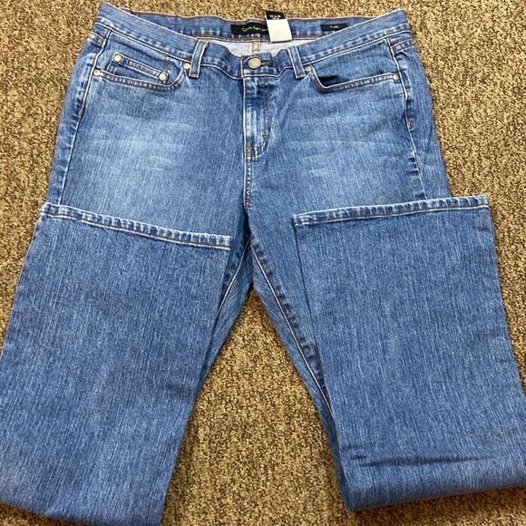 Vintage Calvin Klein Jones Flare Women's Jeans Size 14 - Picture 3 of 15